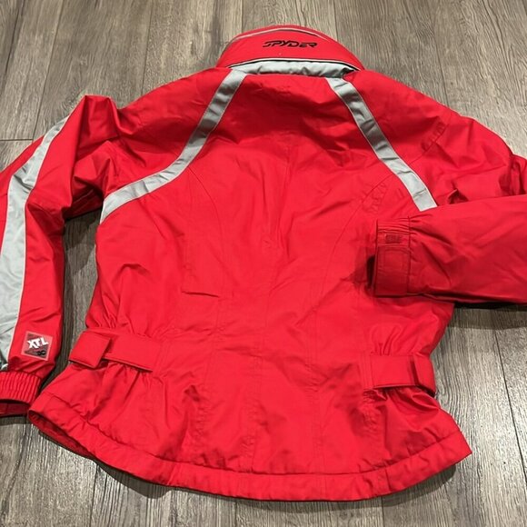 [US8]Spyder XTL WMN Ski/ Snowboarding Red Thinsulate Liteloft Hidden Hood 10km - Picture 6 of 14